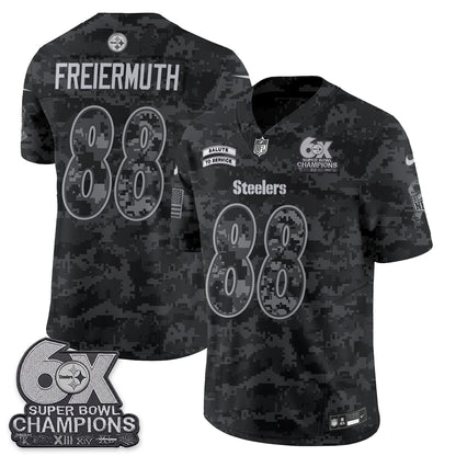 Pittsburgh Steelers 2026 Salute to Service Edition Vapor Jersey V3- Stitched-NQD