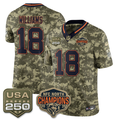 Chicago Bears 2026 Salute to Service Edition Vapor Jersey - Stitched (2)