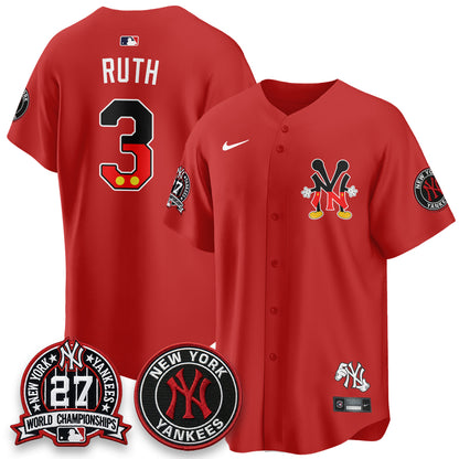 New York Yankees x Mouse Vapor Limited Jersey - Stitched