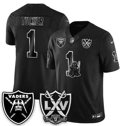 Las Vegas Raiders x Dark Lord Edition Vapor Jersey - Stitched