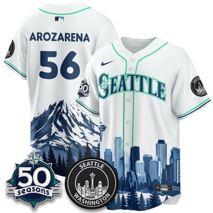 Seattle Mariners City Edition Vapor Jersey - Stitched