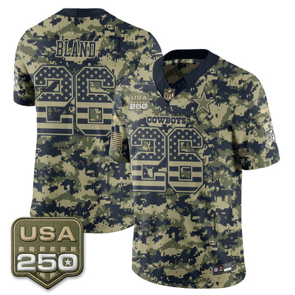 Dallas Cowboys 2026 Salute to Service Edition Vapor Jersey - Stitched