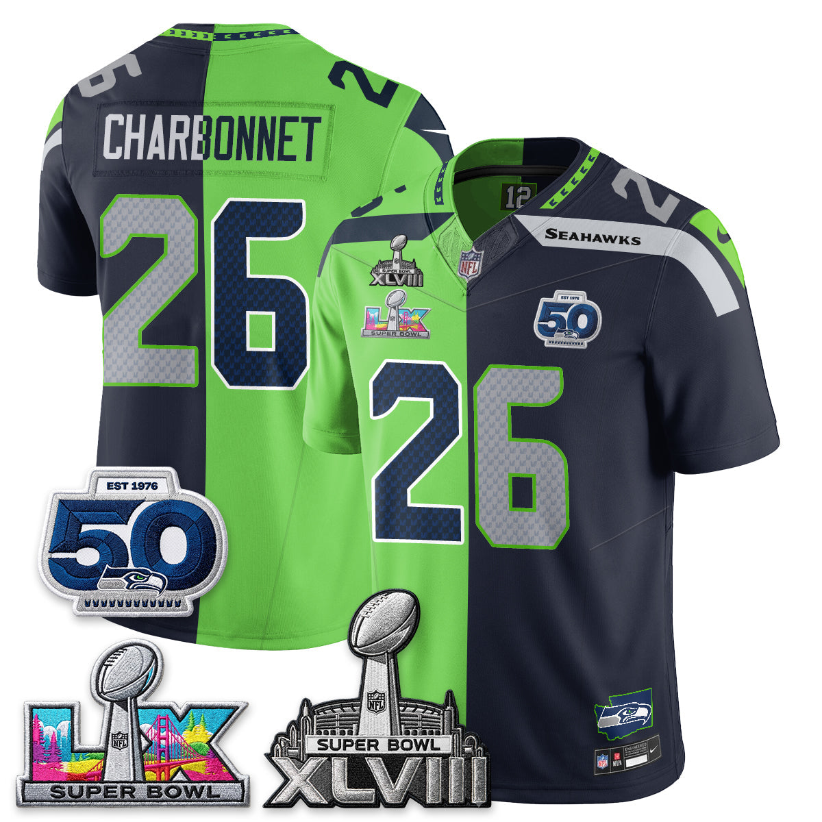 SEA SB LX Champs Split Edition Vapor Jersey - Stitch-NQD