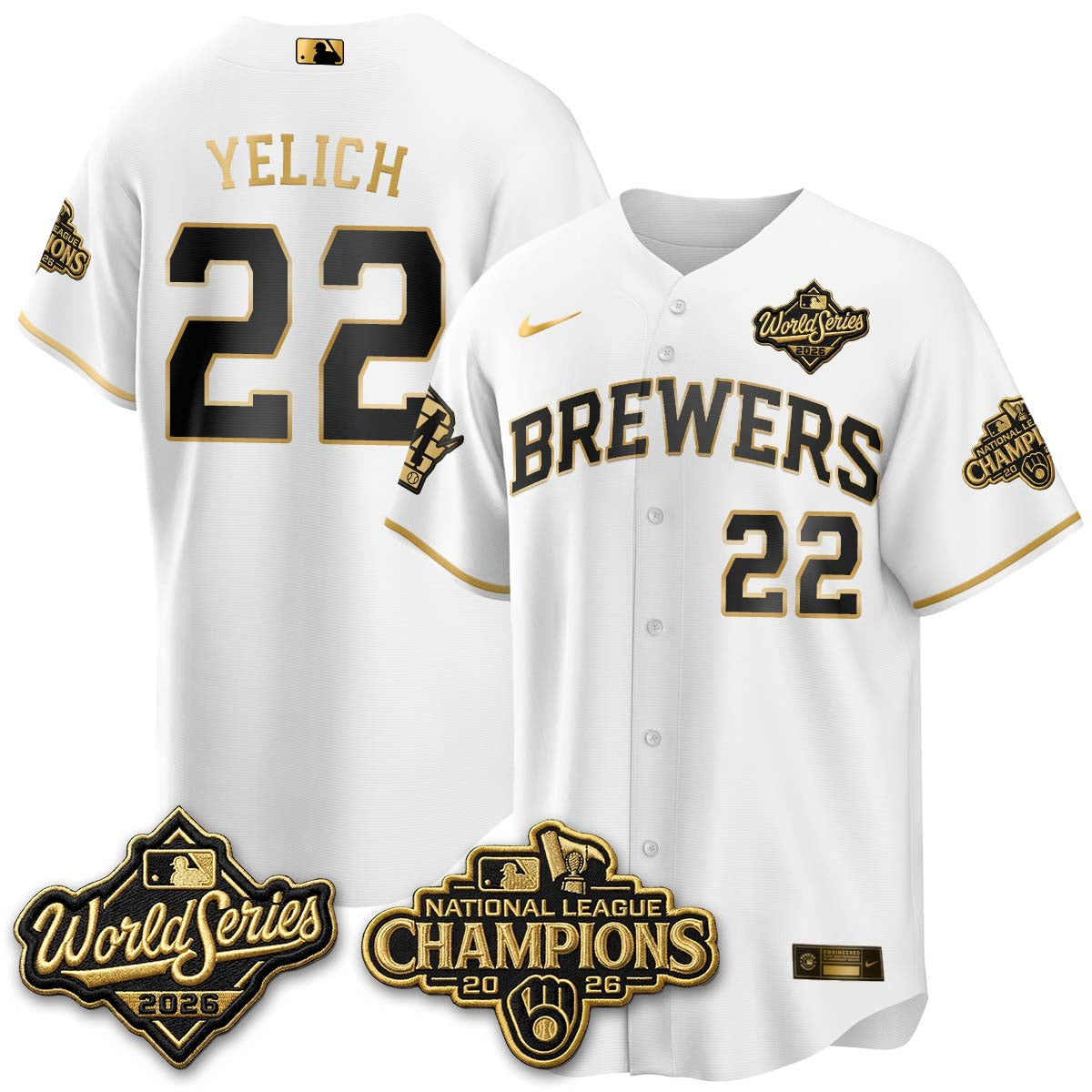 MIL 2026 NL Champions Vapor Jersey - Stitched - NQD