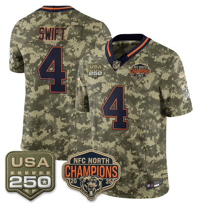 Chicago Bears 2026 Salute to Service Edition Vapor Jersey - Stitched (2)