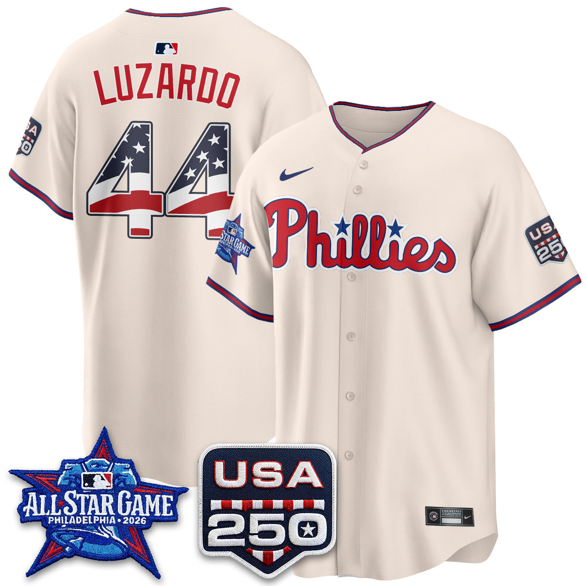 Philadelphia Phillies 2026 All Star Edition Vapor Jersey - Stitched