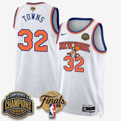 New York Knicks 2026 NBA Eastern Conference Champions x Taz Vapor Jersey - Stitched