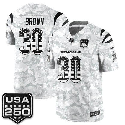 Cincinnati Bengals 2026 Salute to Service Vapor Jersey - Stitched
