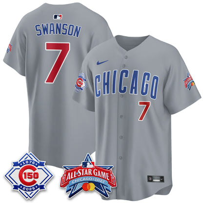 Chicago Cubs 2027 All Star Game Vapor Limited Blue Jersey - Stitched