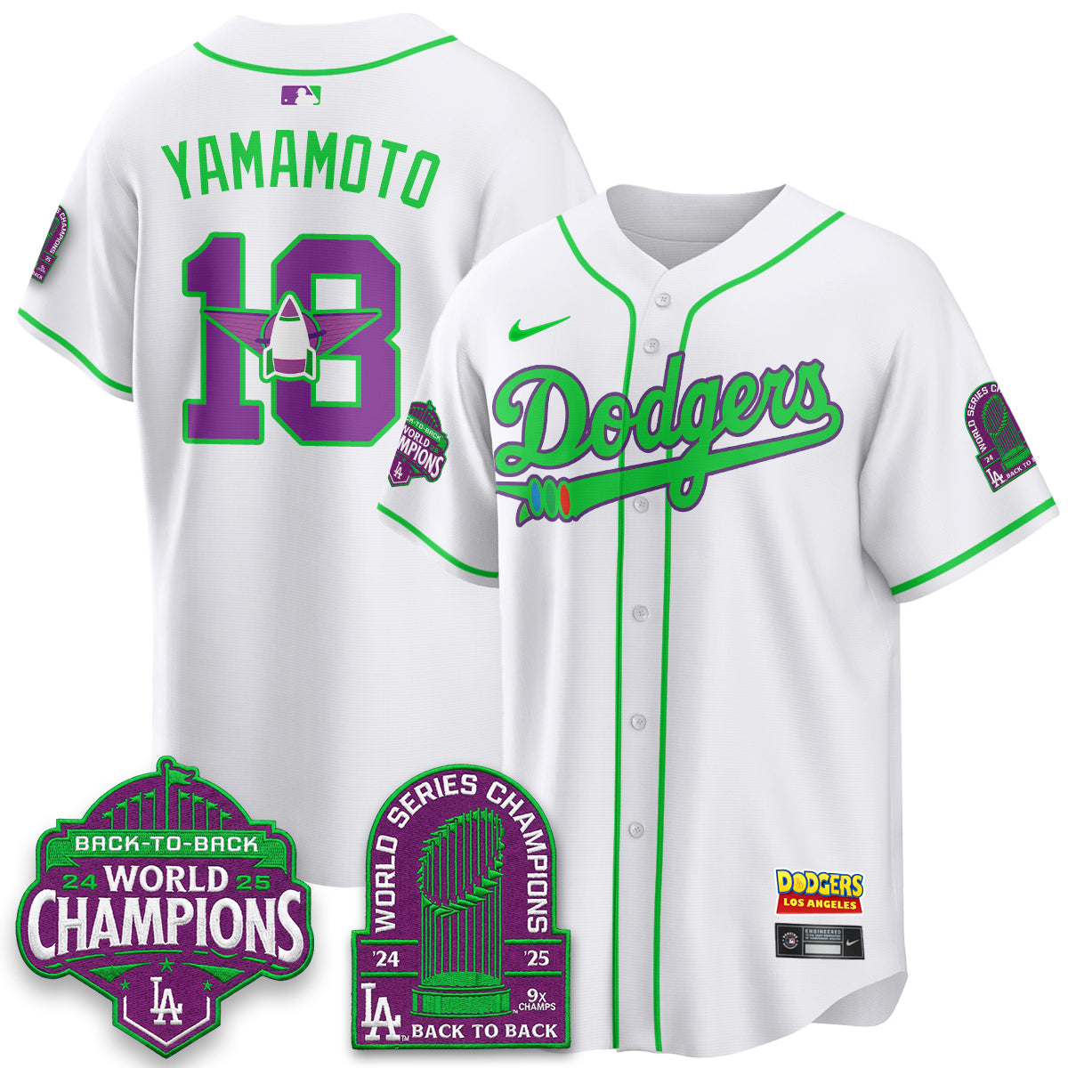 Los Angeles Dodgers 2026 Space Ranger Vapor Limited Jersey - Stitched