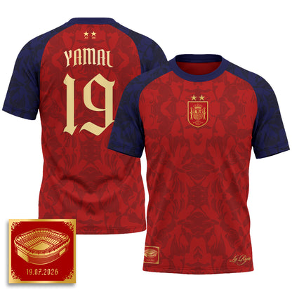 Spain 2026 Soccer Champions Vapor Jersey - Printed
