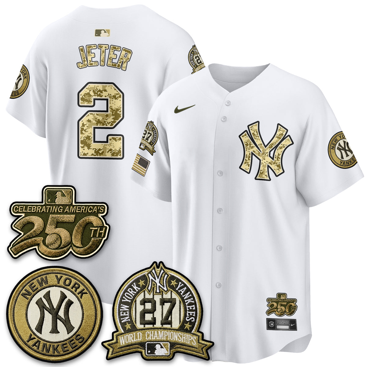 New York Yankees Salute to Service 2026 Vapor Limited Jersey - Stitched