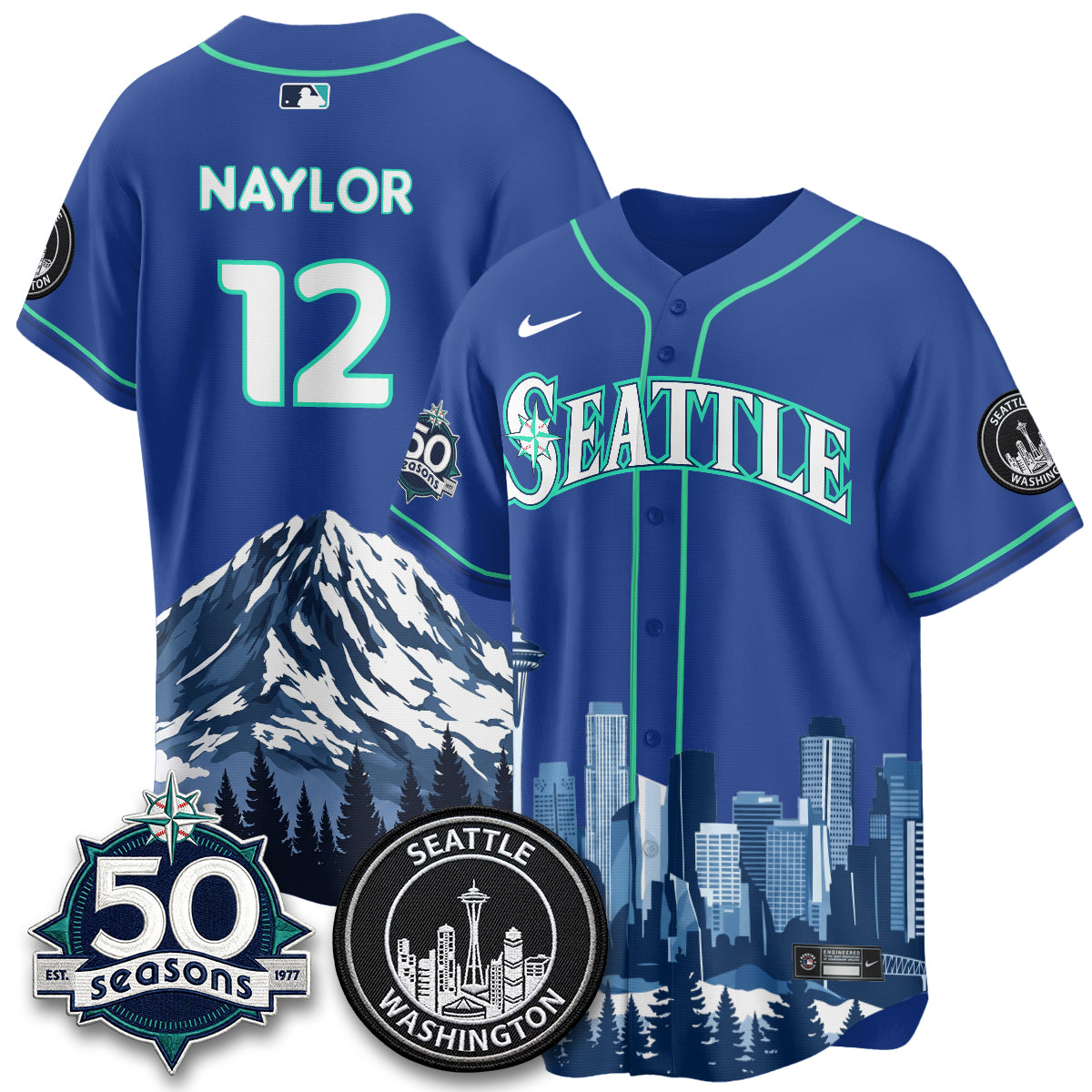 Seattle Mariners City Edition Vapor Jersey - Stitched