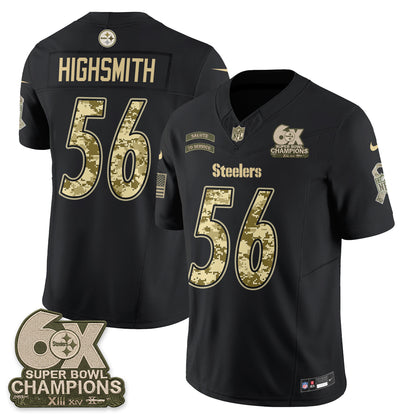 Pittsburgh Steelers 2026 Salute to Service Edition Vapor Jersey V3- Stitched-NQD