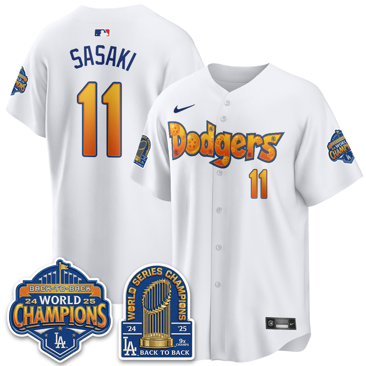 Los Angeles Dodgers x DB Night 2026 Vapor Jersey V2- Stitched
