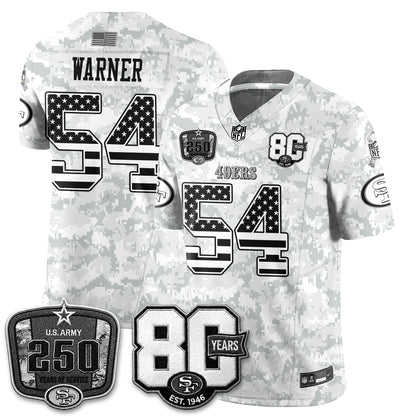 San Francisco 49ers 2026 Salute to Service Edition Vapor Jersey V2- Stitched-NQD