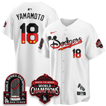 Los Angeles Dodgers x Mouse Vapor Limited Jersey- Stitched