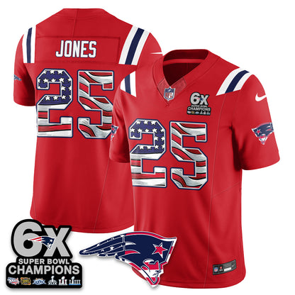 New England Patriots America Edition Vapor Jersey V2- Stitched