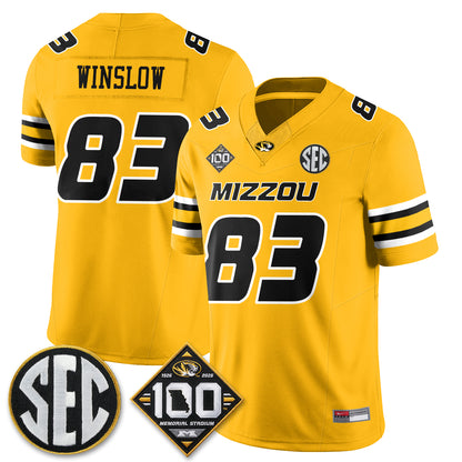 Missouri Tigers 100th Anniversary of Memorial Stadium Vapor Jersey - Stitched