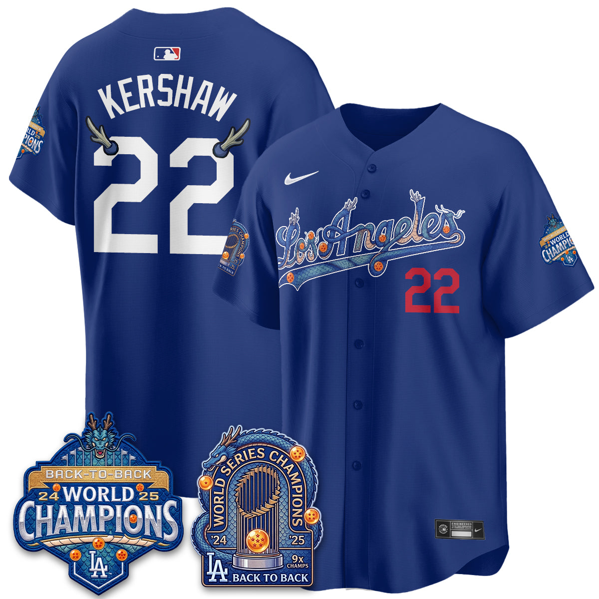 Los Angeles Dodgers x DB Night 2026 Vapor Jersey - Stitched