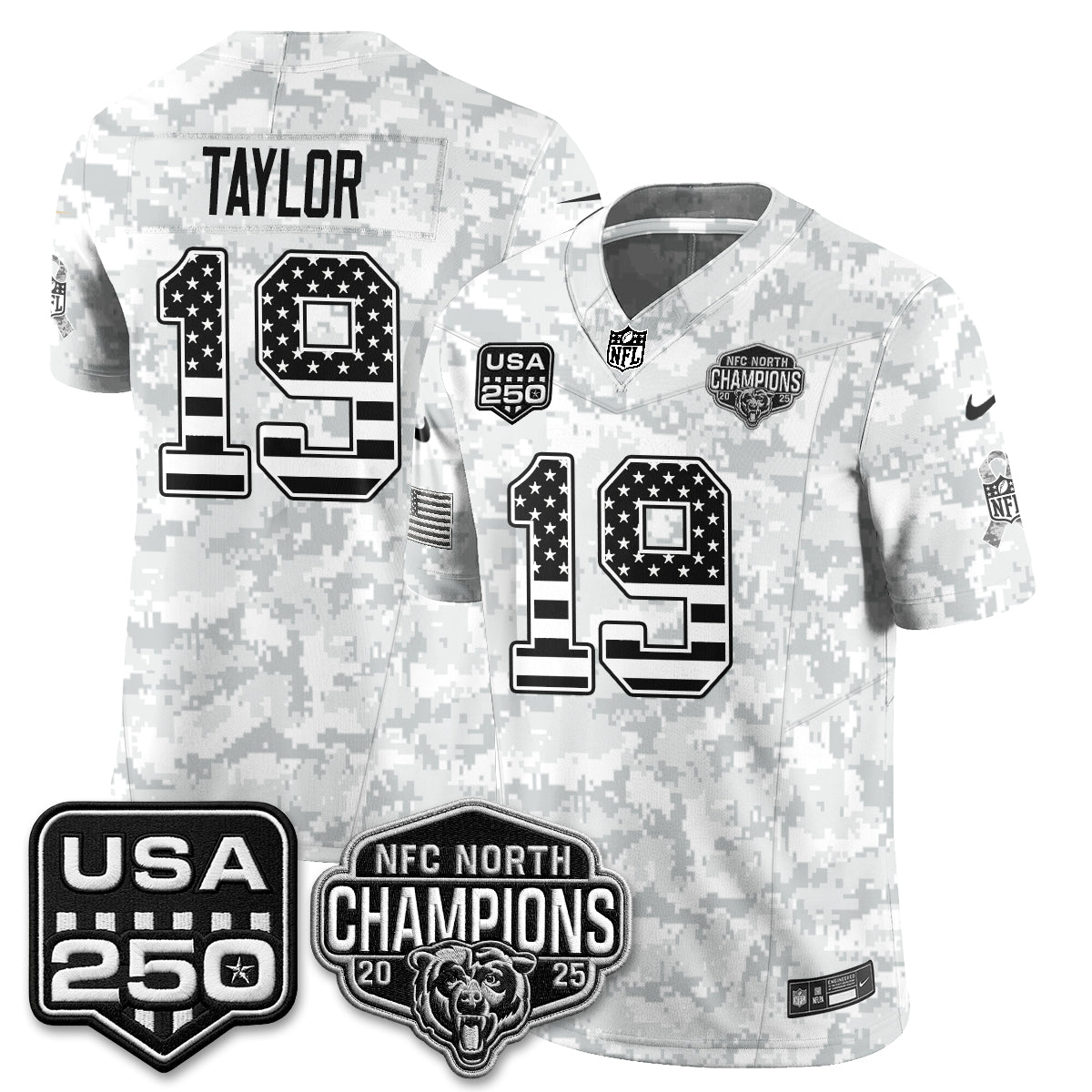 Chicago Bears 2026 Salute to Service Edition Vapor Jersey - Stitched (2)