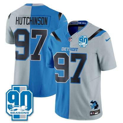 Detroit Lions Rivalries Split Edition Vapor Jersey - Stitched