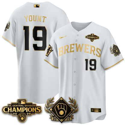 MIL 2026 NL Division Champs Vapor Blue Jersey - Stitched