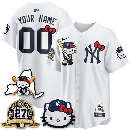 New York Yankees Meow KT 2026 Vapor Limited Custom Jersey - All Stitched