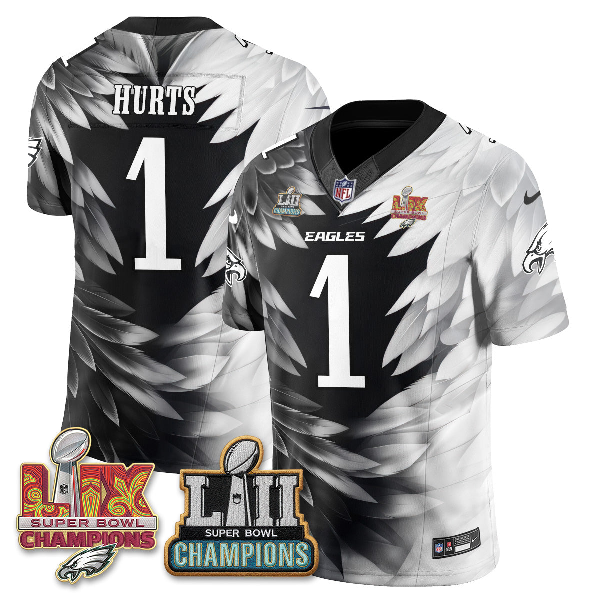 Philadelphia Eagles Fangear Edition Vapor Jersey - Stitched