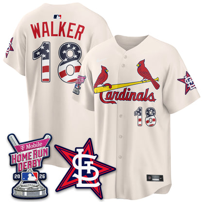 St. Louis Cardinals 2026 Home Run Derby Champion Jersey - All Stitched