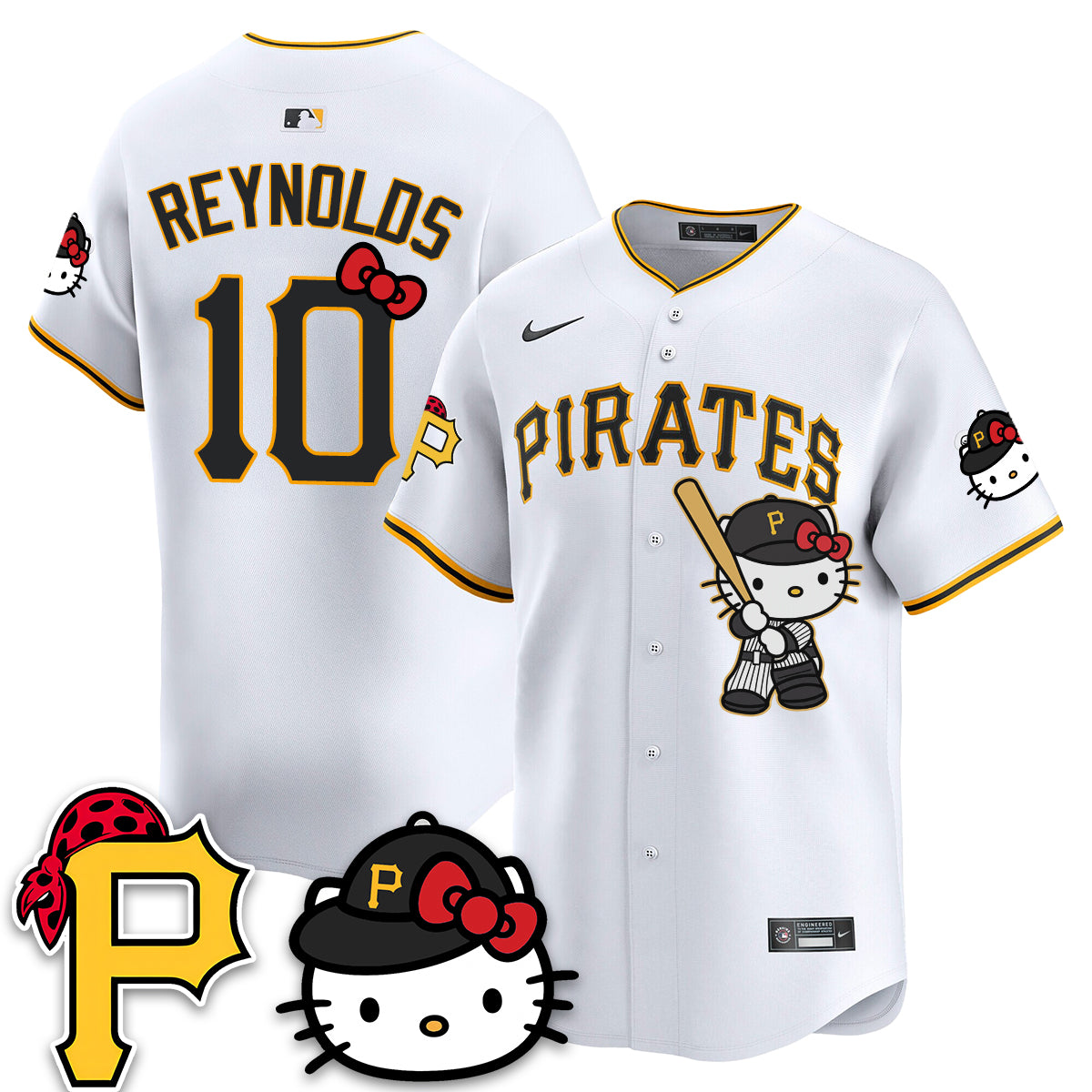 Pittsburgh Pirates x Meow KT Vapor Limited Jersey - Stitched