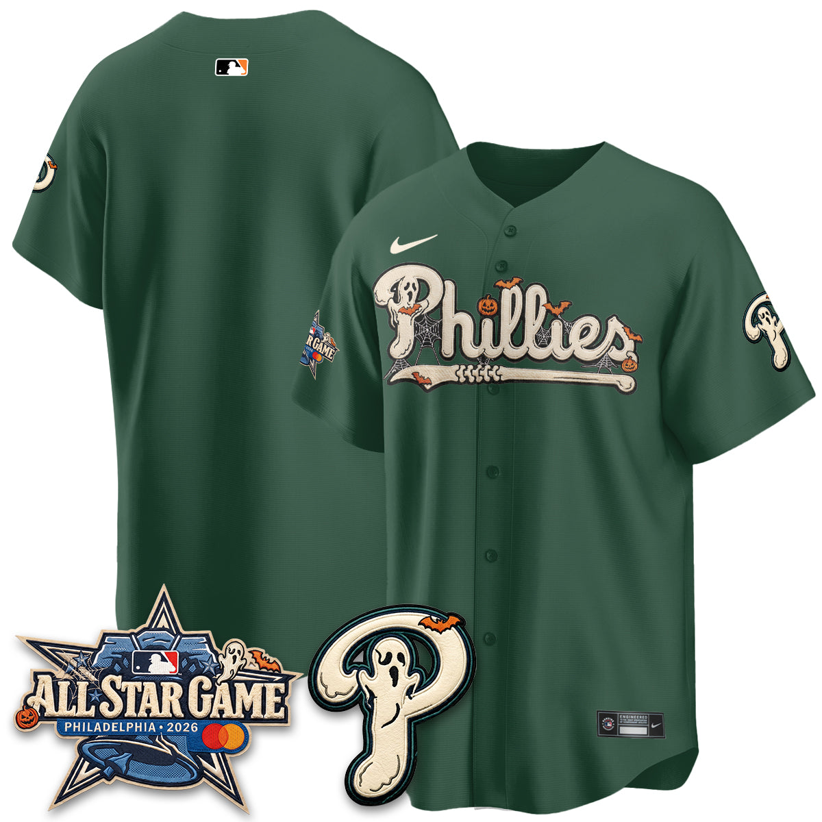 Philadelphia Phillies Halloween 2026 Vapor Limited Jersey - Stitched