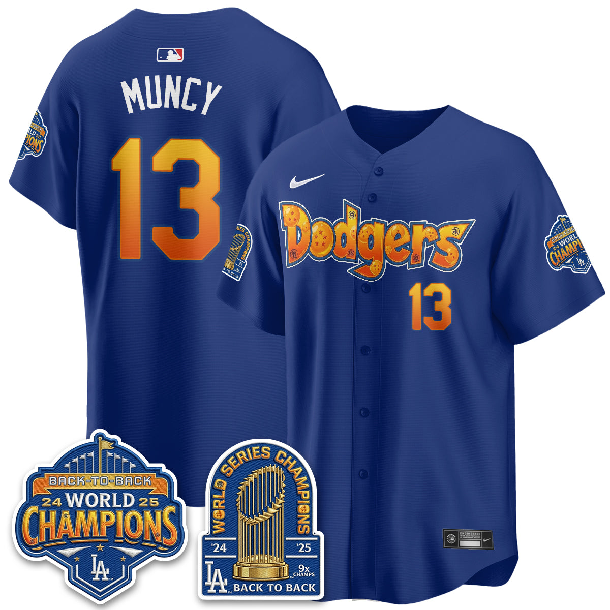 Los Angeles Dodgers x DB Night 2026 Vapor Jersey V2- Stitched