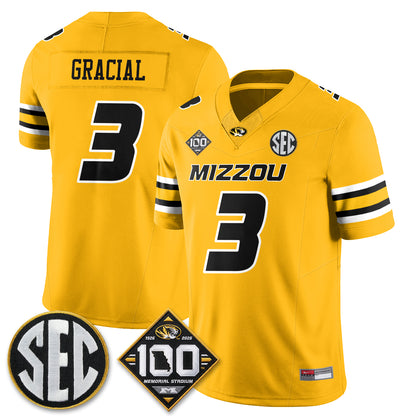 Missouri Tigers 100th Anniversary of Memorial Stadium Vapor Jersey - Stitched