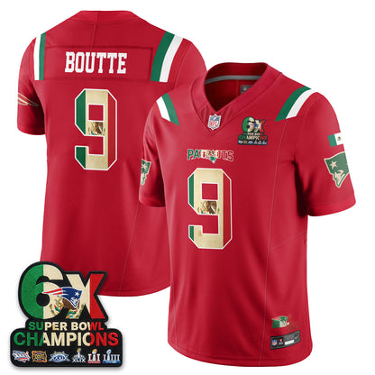 New England Patriots Mexico Edition Vapor Jersey - Stitched