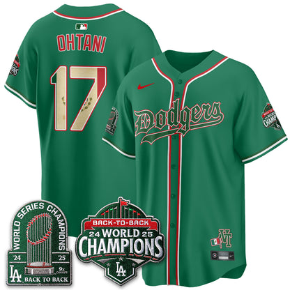 Los Angeles Dodgers x Mexico Style Vapor Jersey - Stitched