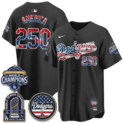 Los Angeles Dodgers Americana 2026 Vapor Limited Jersey - Stitched