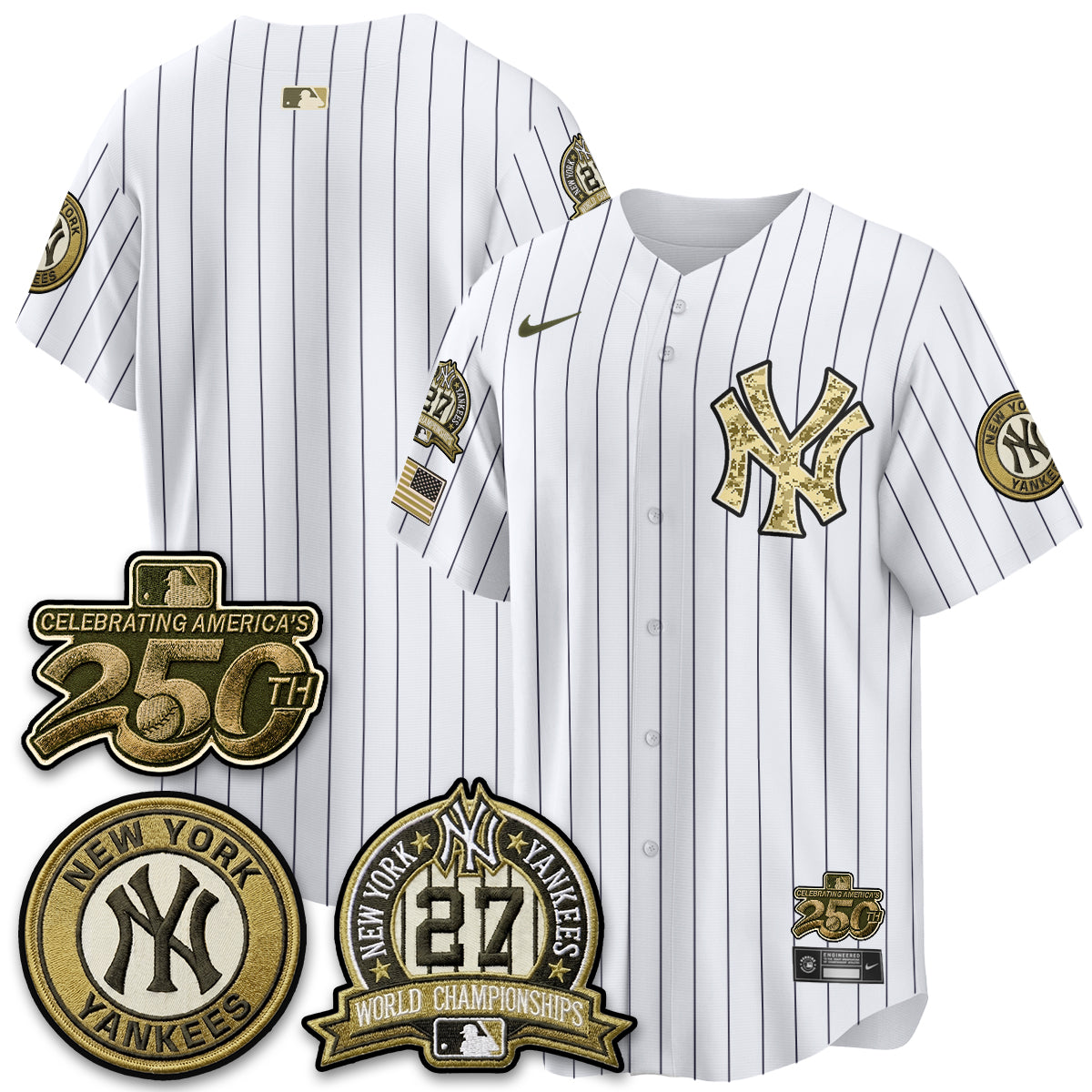 New York Yankees Salute to Service 2026 Vapor Limited Jersey - Stitched
