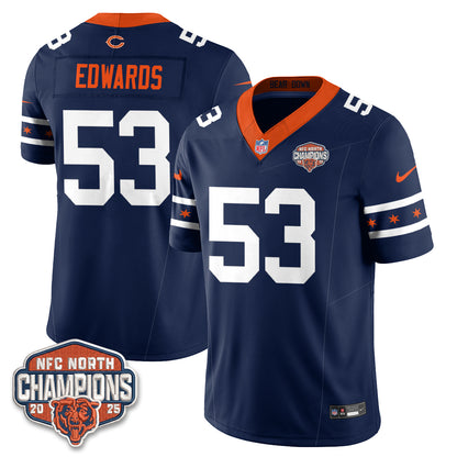 Chicago Bears Fangear Edition Vapor Jersey - Stitched
