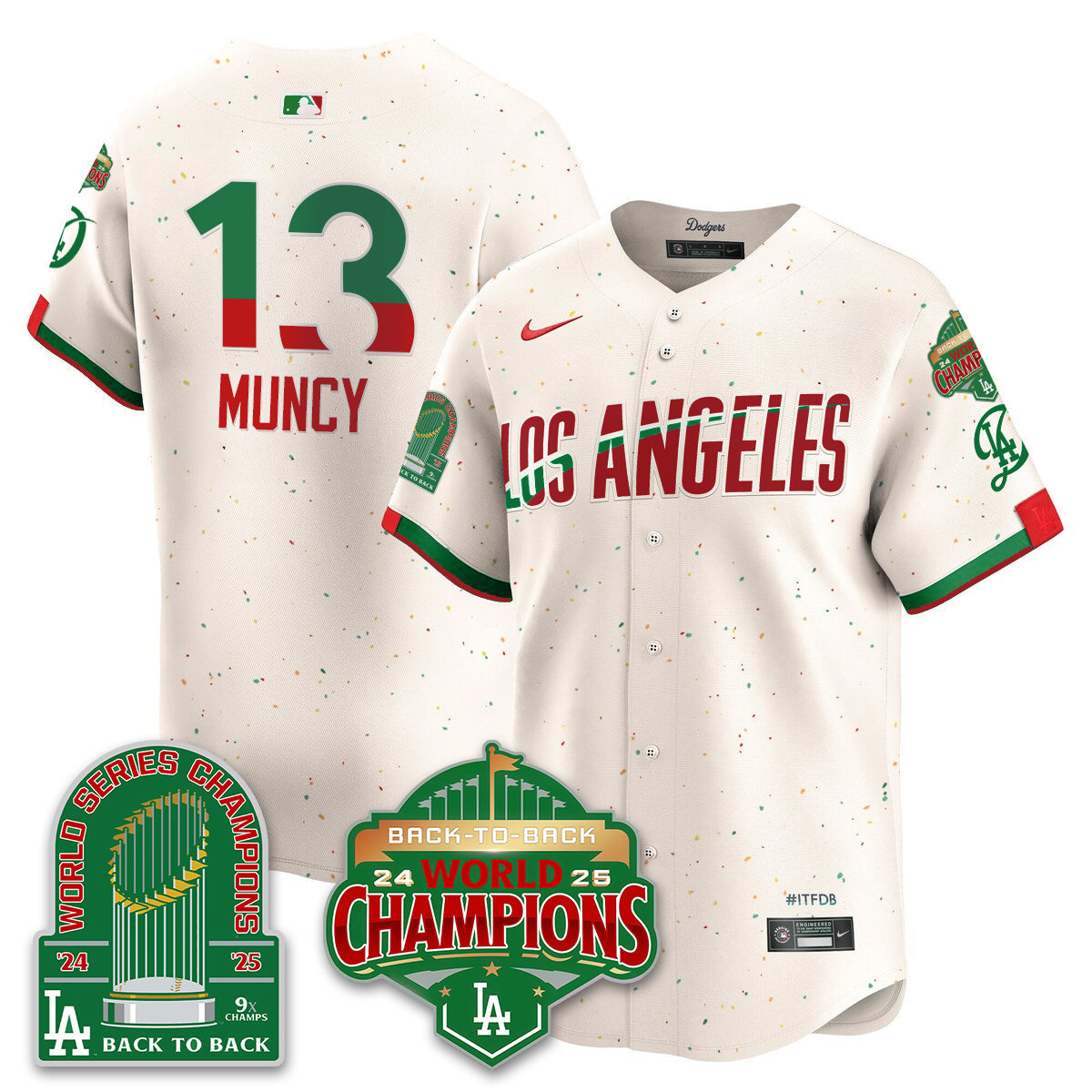 LAD Mexico Vapor Limited Jersey - 9x & B2B Champs - Stitched