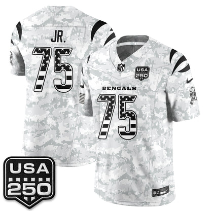 Cincinnati Bengals 2026 Salute to Service Vapor Jersey - Stitched