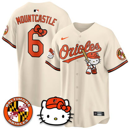 Baltimore Orioles x Meow Kitty Vapor Premier Limited Jersey - Stitched