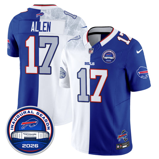 Buffalo Bills 2026 Split Edition Vapor Jersey - Stitched-NQD