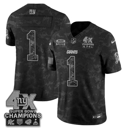 New York Giants 2026 Salute To Service V2 Vapor Jersey - Stitched-NQD
