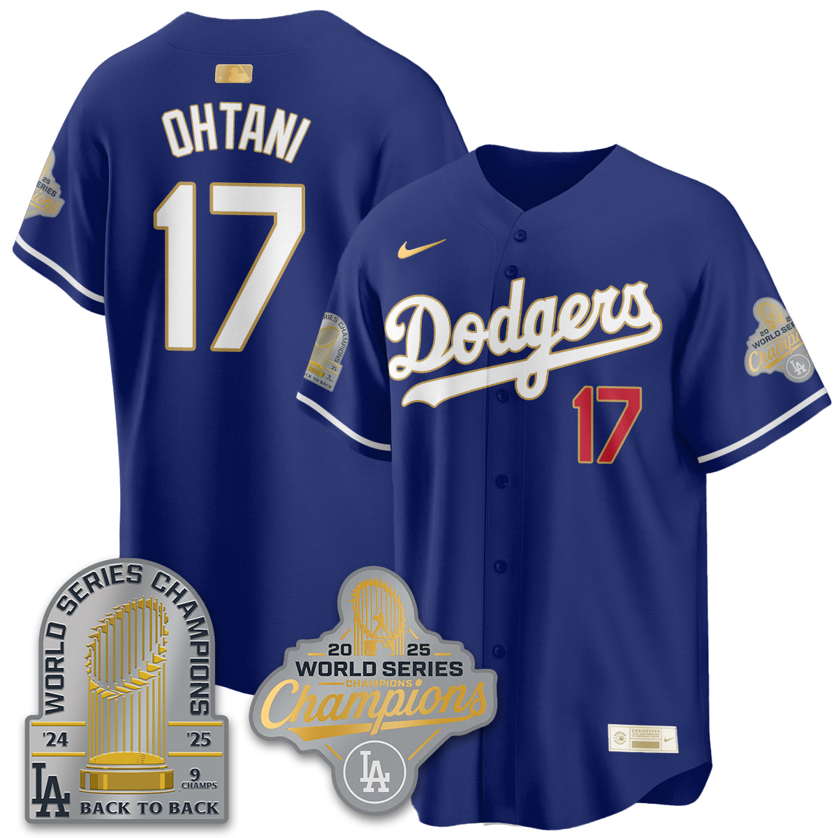 LAD Gold Collection Welcome No.29 Black Gold Jersey - Stitched