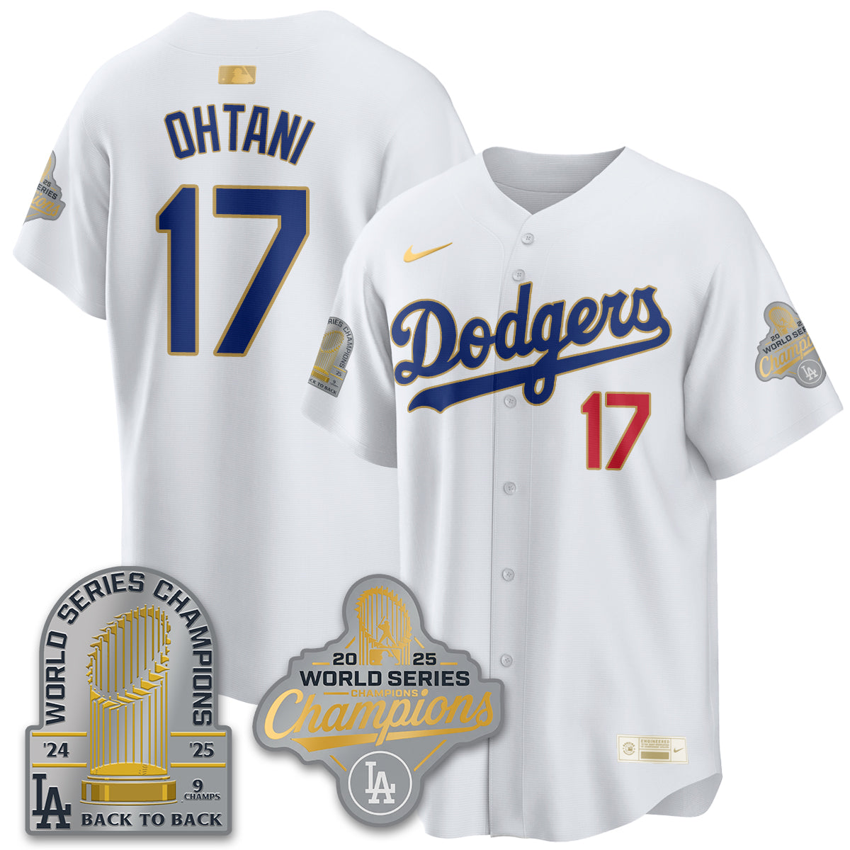 LAD Gold Collection Welcome No.29 Black Gold Jersey - Stitched