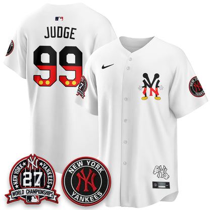 New York Yankees x Mouse Vapor Limited Jersey - Stitched