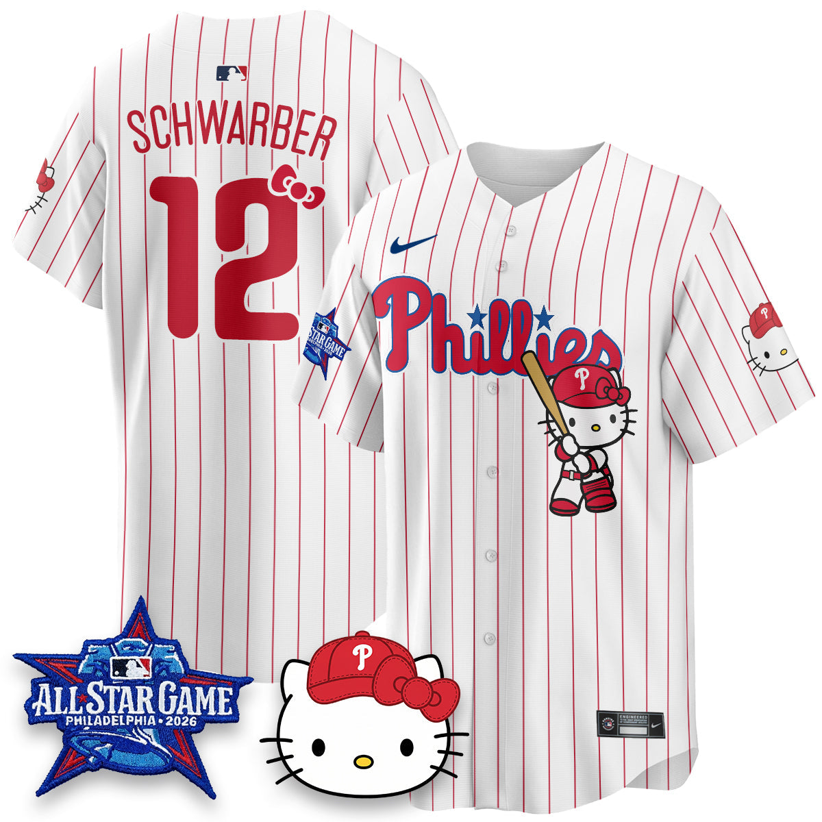 PHI x Meow Kitty Vapor Limited Blue Jersey- Stitched