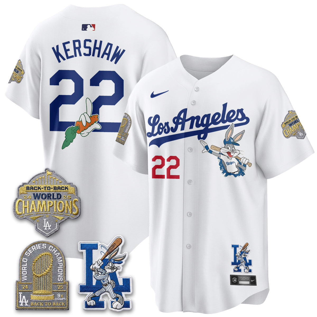Los Angeles Dodgers Bunny Vapor Limited Jersey - All Stitched