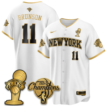 New York Knicks 2026 NBA Champions Vapor Jersey - Stitched